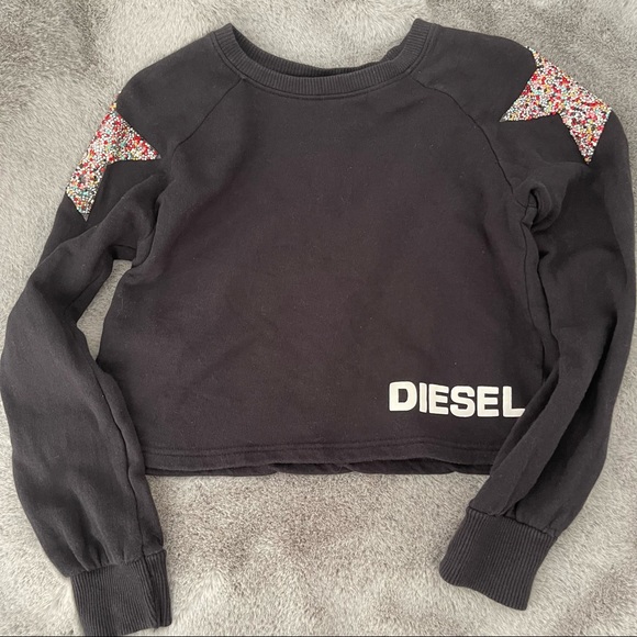 Diesel Other - Diesel girls size 12 crop sweatshirt with stars